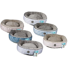 Pet Bed, Round 50cm - assorted designs